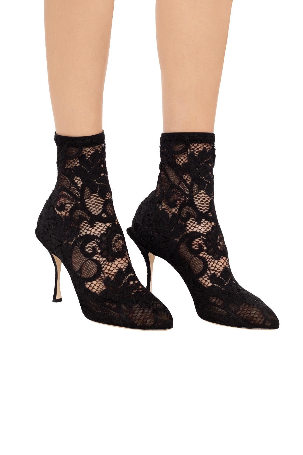 Lace pumps Dolce Gabbana dolce gabbana cardinale patent leather over the knee boots SchaferandweinerShops Japan